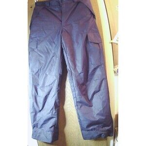 Swiss Tech Skiing Cargo Pants Mens Size Medium Black Adjustable Waist Snow Boot